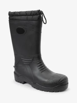 Next Noir - Bottes en caoutchouc doublées Clearance