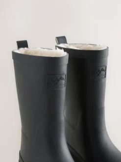 Next Noir - Bottes en caoutchouc doublées Online