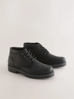 Next Noir - Bottes en cuir résistantes New