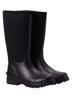 Mountain Warehouse Noir - Bottes longues Mucker en néoprène résistant à l’eau pour femme Online