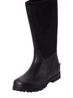 Mountain Warehouse Noir - Bottes longues Mucker en néoprène résistant à l’eau pour femme Online