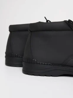 Threadbare Noir - Bottes à lacets Outlet