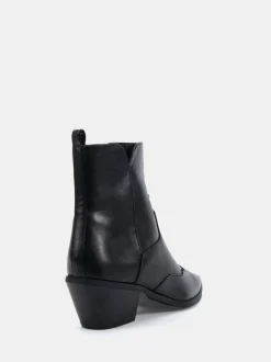 Novo Noir - Bottes western Diablo à talons bas Outlet