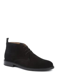 Jones Bootmaker Noir - Bottes/Bottines Deacon en daim Chukka Online