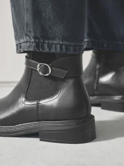 Next Noir - Bottines Chelsea à boucles Hot