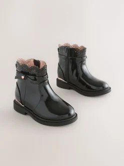 Next Noir - Bottines Chelsea à nœud Clearance