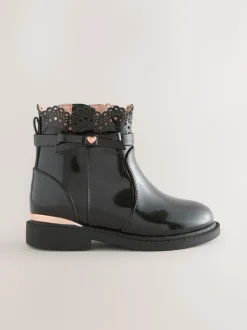 Next Noir - Bottines Chelsea à nœud Clearance