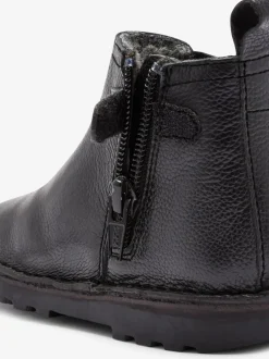 Next Noir - Bottines Chelsea en cuir doublées New
