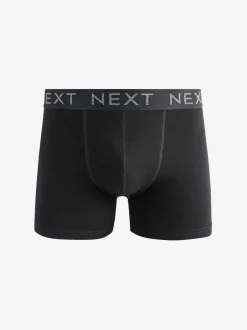 Next - Boxer en coton riche 10 Lot Noir Discount