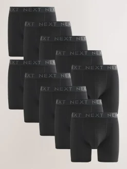 Next Noir - Boxers à jambes longues Hot
