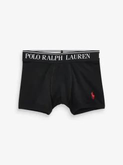 Polo Ralph Lauren Noir - Boxers en coton stretch à logo 5 Lot Sale