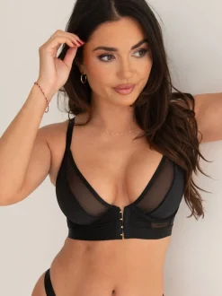 Pour Moi Noir - Brassière India à armature et fermeture avant Discount