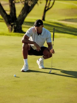 Calvin Klein Golf Noir - 100% Coton Twill Noir Casquette