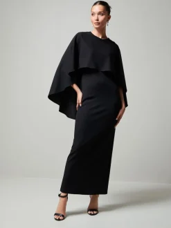 Next - Cape Robe longue Noir Clearance