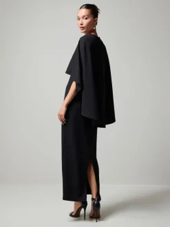 Next - Cape Robe longue Noir Clearance