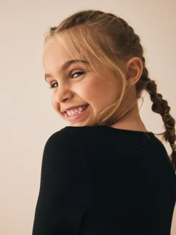 Next - Cardigan côtelé à manches longues (3-16ans) Noir Online