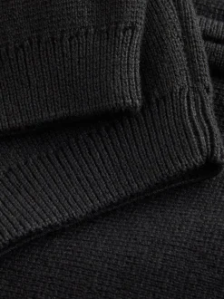 Next - Cardigan zippé en tricot (3-16ans) Noir