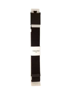Calvin Klein Golf Noir - Ceinture boucle monogramme Online