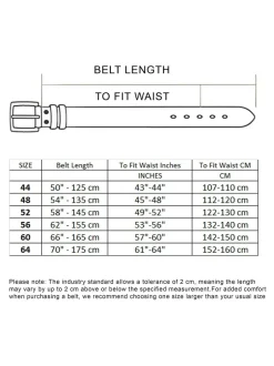 D555 Noir - Ceinture Gavin en Cuir véritable fabriqué à la main 3.7 Largeur cm Best