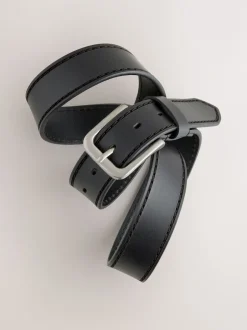 Next Noir - Ceinture en cuir casual Sale