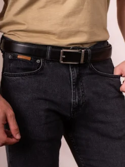 Lakeland Leather Noir - Ceinture Rigg Ratchet Best