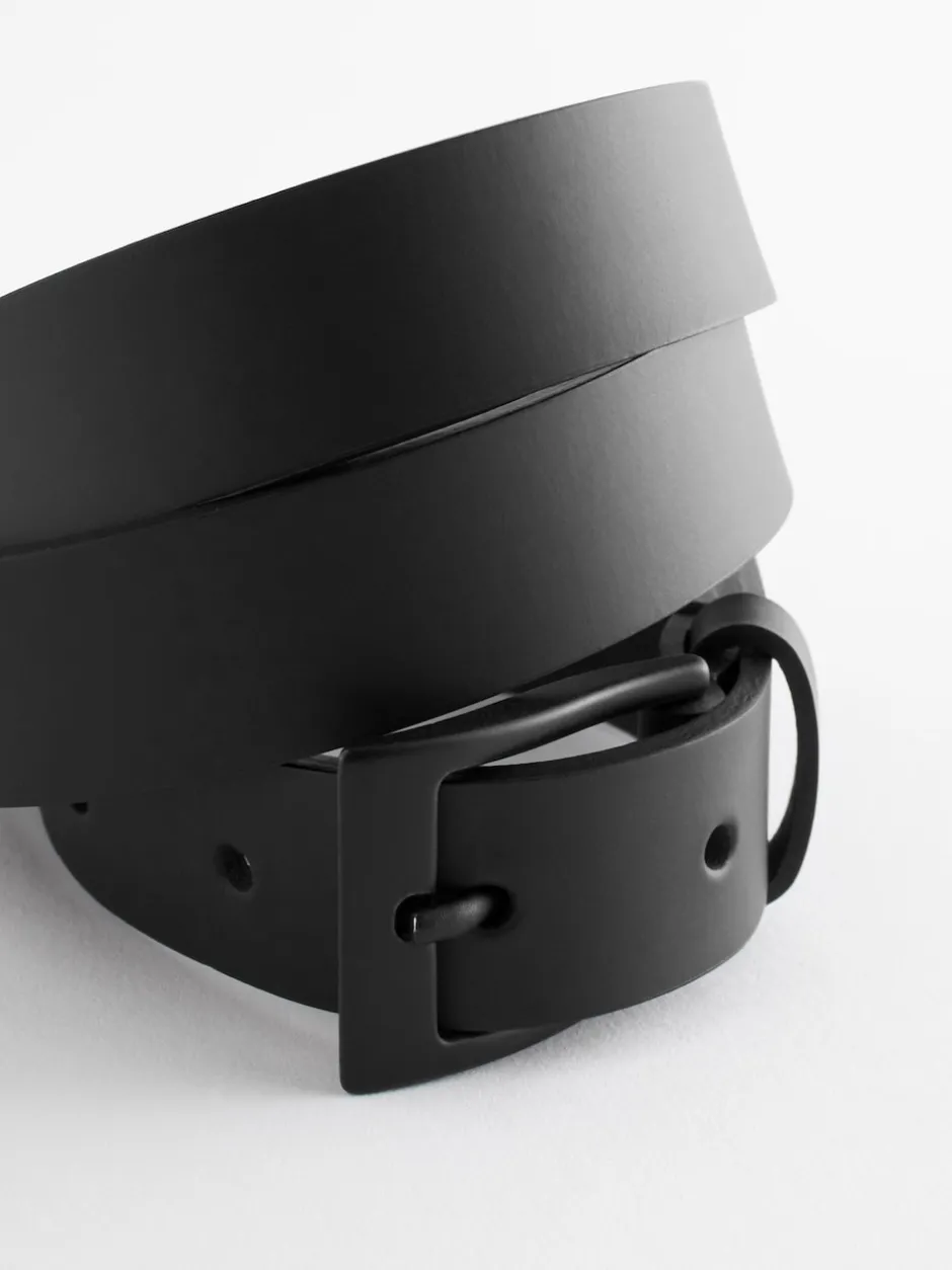 Next Noir - Ceinture maigre Clearance