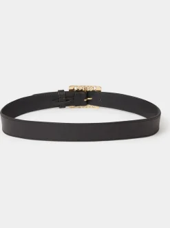 Osprey London Noir - Ceinture The Chain en cuir à boucle Best