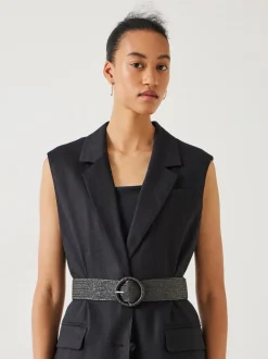 Hush Noir - Ceinture tissée Wrenley