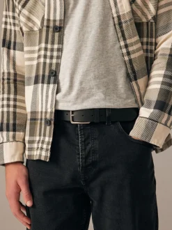 Next Noir - Ceintures en cuir bruni Discount