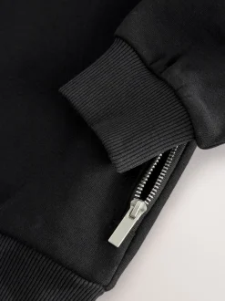 Next Noir - Chandail zippé à Col cheminée (3-16ans) Outlet