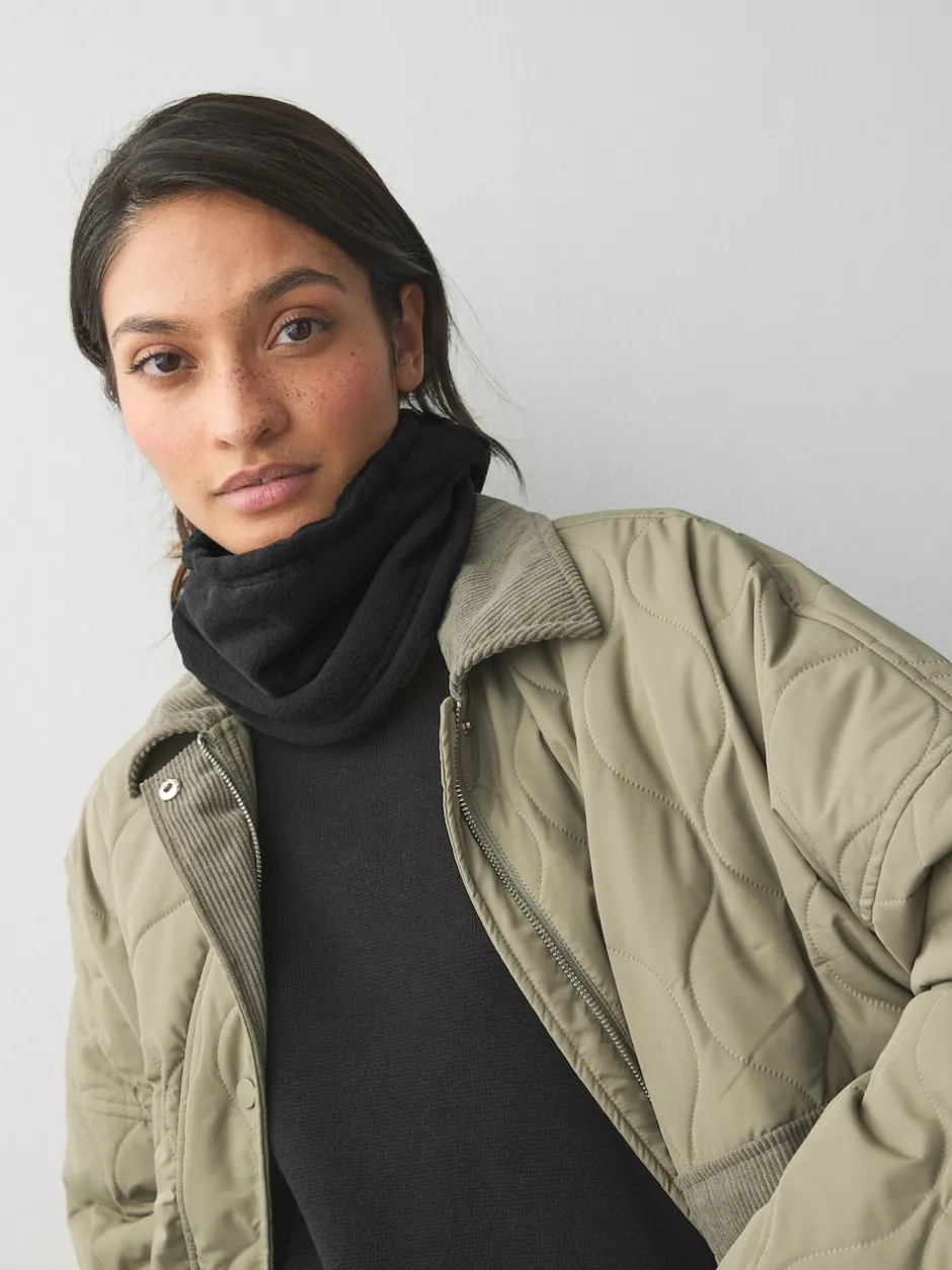 Next Noir - Écharpe Snood en polaire Clearance