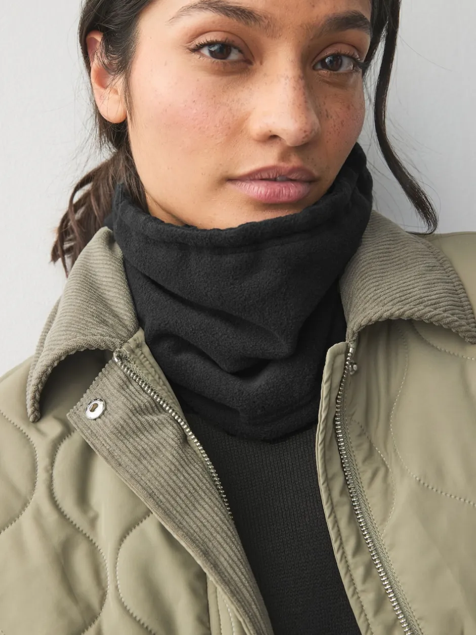 Next Noir - Écharpe Snood en polaire Clearance