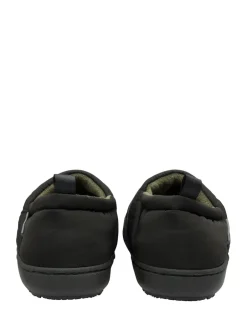 Dunlop Noir - Chaussons pleins en nylon Clearance