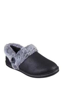 Skechers Noir - Chaussons pour femmes feu de camp frais toast Hot