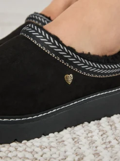 Skechers Noir - Chaussons Keepsakes Lite Cosy Fest