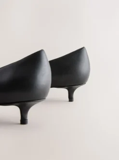 Next Noir - Chaussures à talons Forever Comfort® en cuir à bout pointu Sale