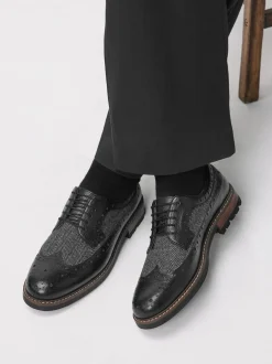 Next Noir - Chaussures Brogue Heritage Discount