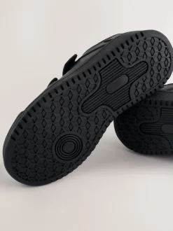 Next Noir - Chaussures d’école à 3 lanières à Fermeture par contact