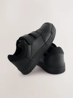 Next Noir - Chaussures d’école à 3 lanières à Fermeture par contact Best