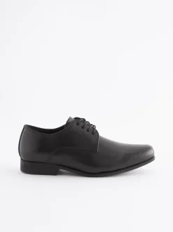 Next Noir - Chaussures en cuir pour l’école Dentelle up Hot