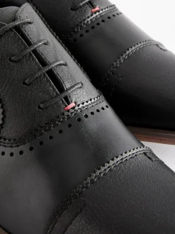 Next Noir - Chaussures Oxford à bout ouvert Outlet