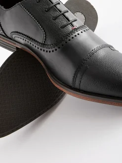 Next Noir - Chaussures Oxford à bout ouvert Outlet