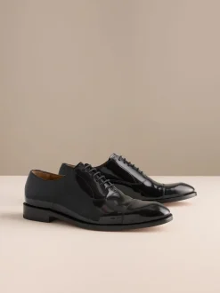 Next Noir - Chaussures Oxford à embout en cuir Best