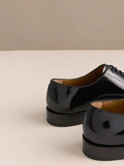 Next Noir - Chaussures Oxford à embout en cuir Best