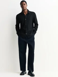 Next Noir - Chemise en jersey texturé Hot