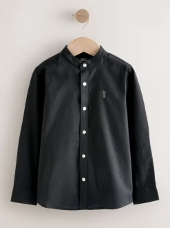 Next Noir - Chemise Oxford à manches longues et Col mao (3-16ans) Sale