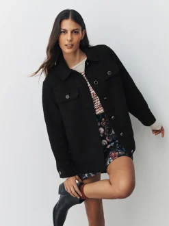 Next Noir - Chemise-chemise bouclée Clearance