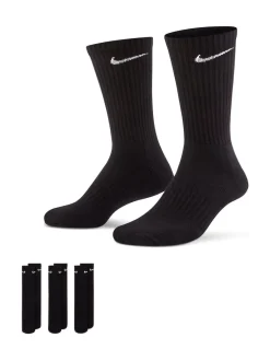 Nike Noir - Col rond - Lot de chaussettes Everyday Cushioned Crew 3 (0) Best