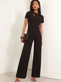 Lipsy Noir - Combinaison Courts Manche Splice Sale