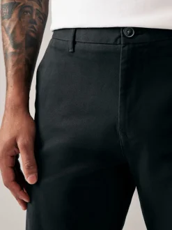 Next - Coupe ample - Pantalon chino stretch Noir